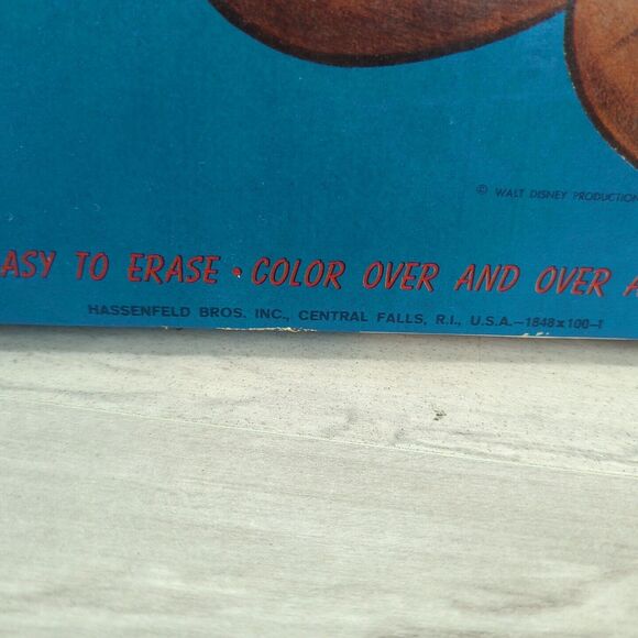 Vintage Walt Disney's Wonderful World Of Color Mickey Mouse Eras-O-Board Set - Picture 3 of 13